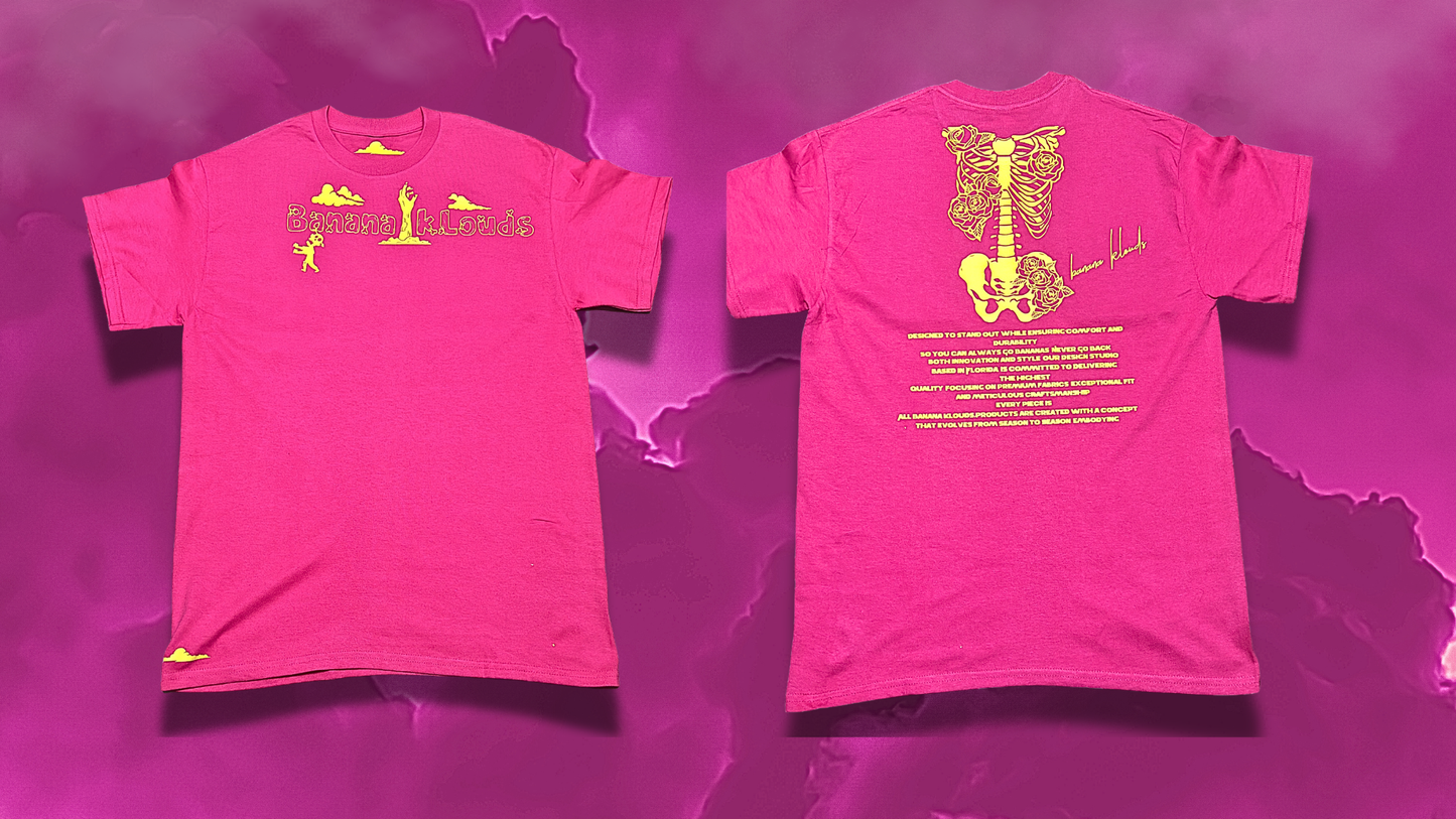 Banana Nightmare Paradise Shirt – Banana Klouds (Pink)