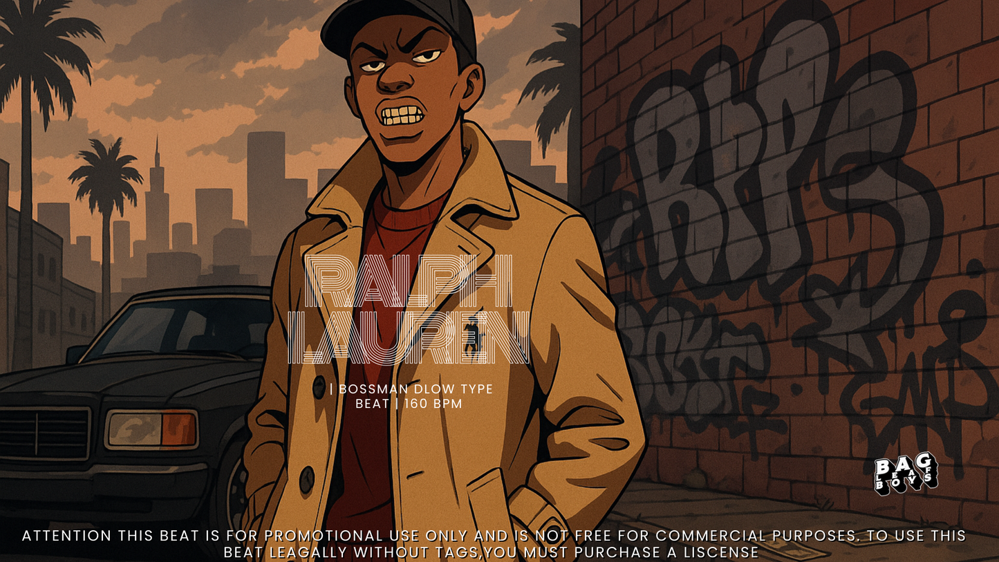 Bossman DLow Type Beat – Ralph Lauren | 160 BPM | Trap 2025