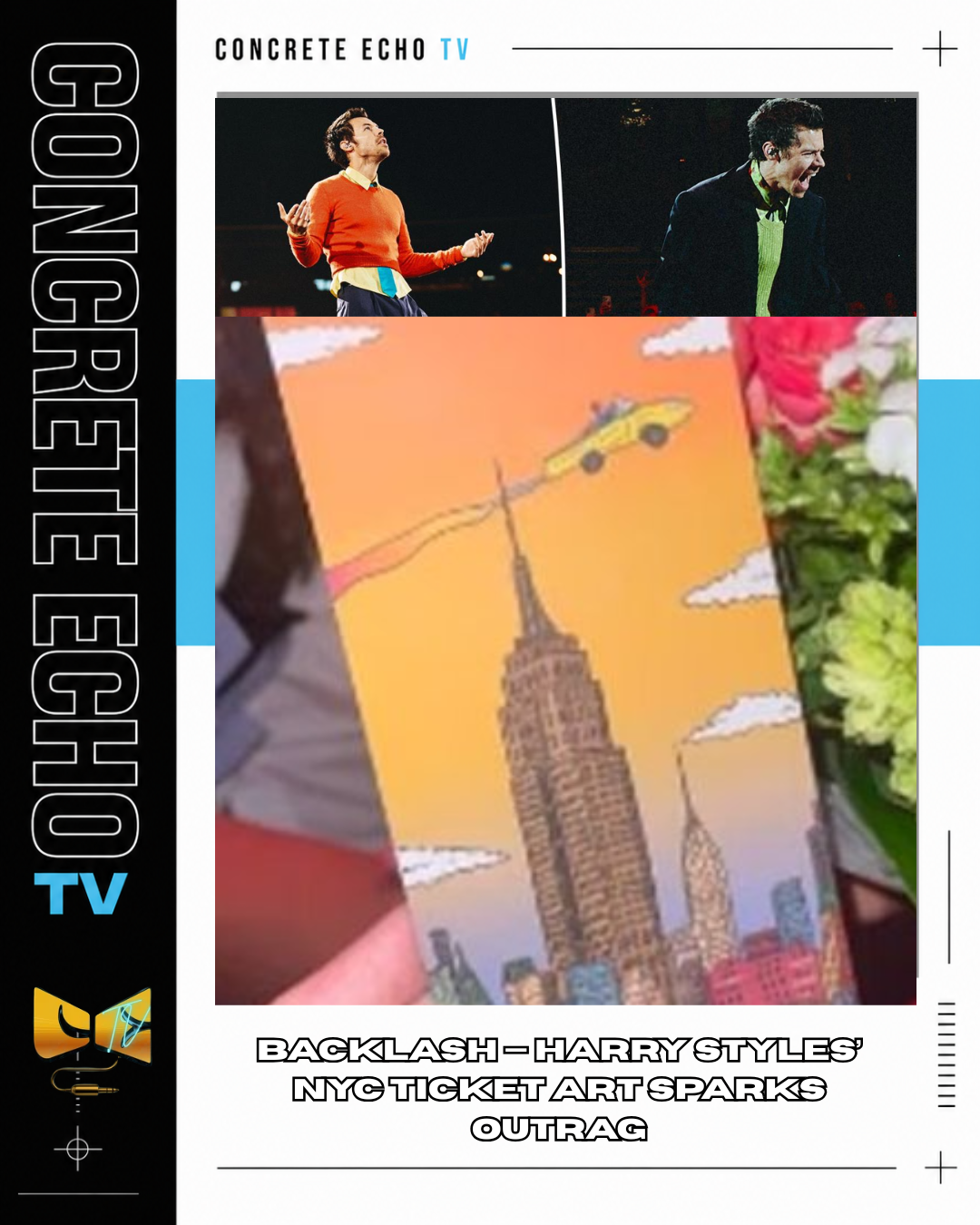 BACKLASH — HARRY STYLES’ NYC TICKET ART SPARKS OUTRAGE
