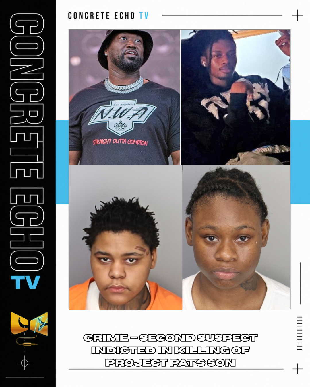 CRIME — SECOND SUSPECT INDICTED IN KILLING OF PROJECT PAT’S SON