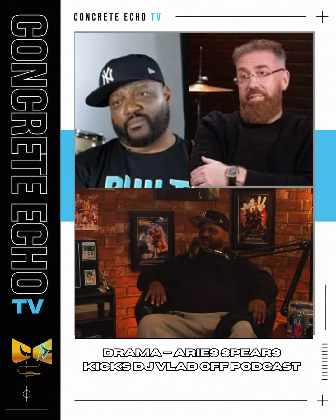 DRAMA — ARIES SPEARS KICKS DJ VLAD OFF PODCAST