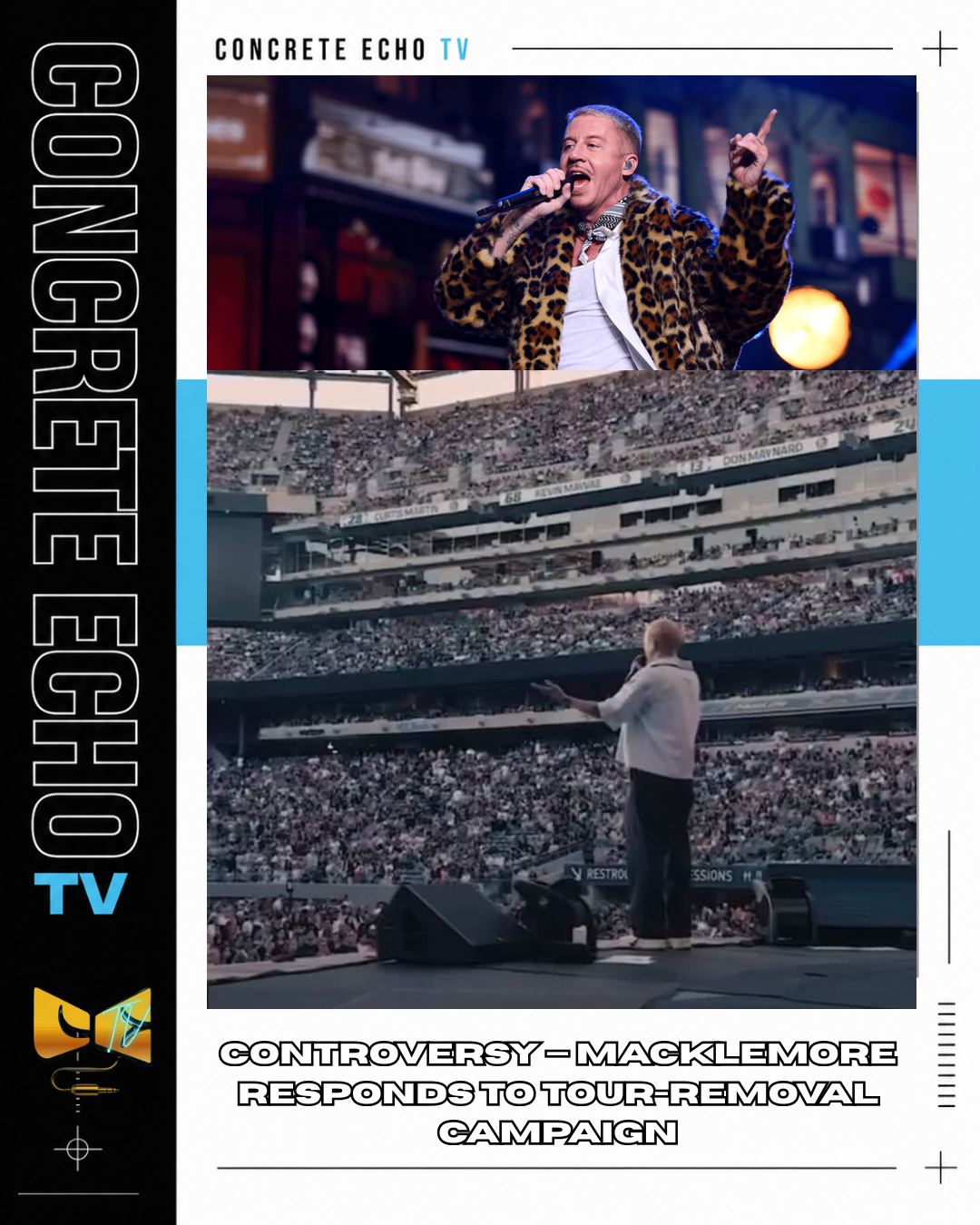 CONTROVERSY — MACKLEMORE RESPONDS TO TOUR-REMOVAL CAMPAIGN