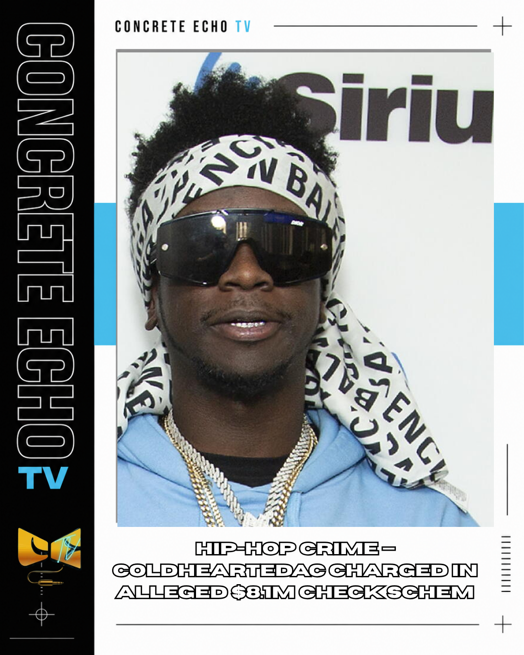 HIP-HOP CRIME — COLDHEARTEDAC CHARGED IN ALLEGED $8.1M CHECK SCHEME