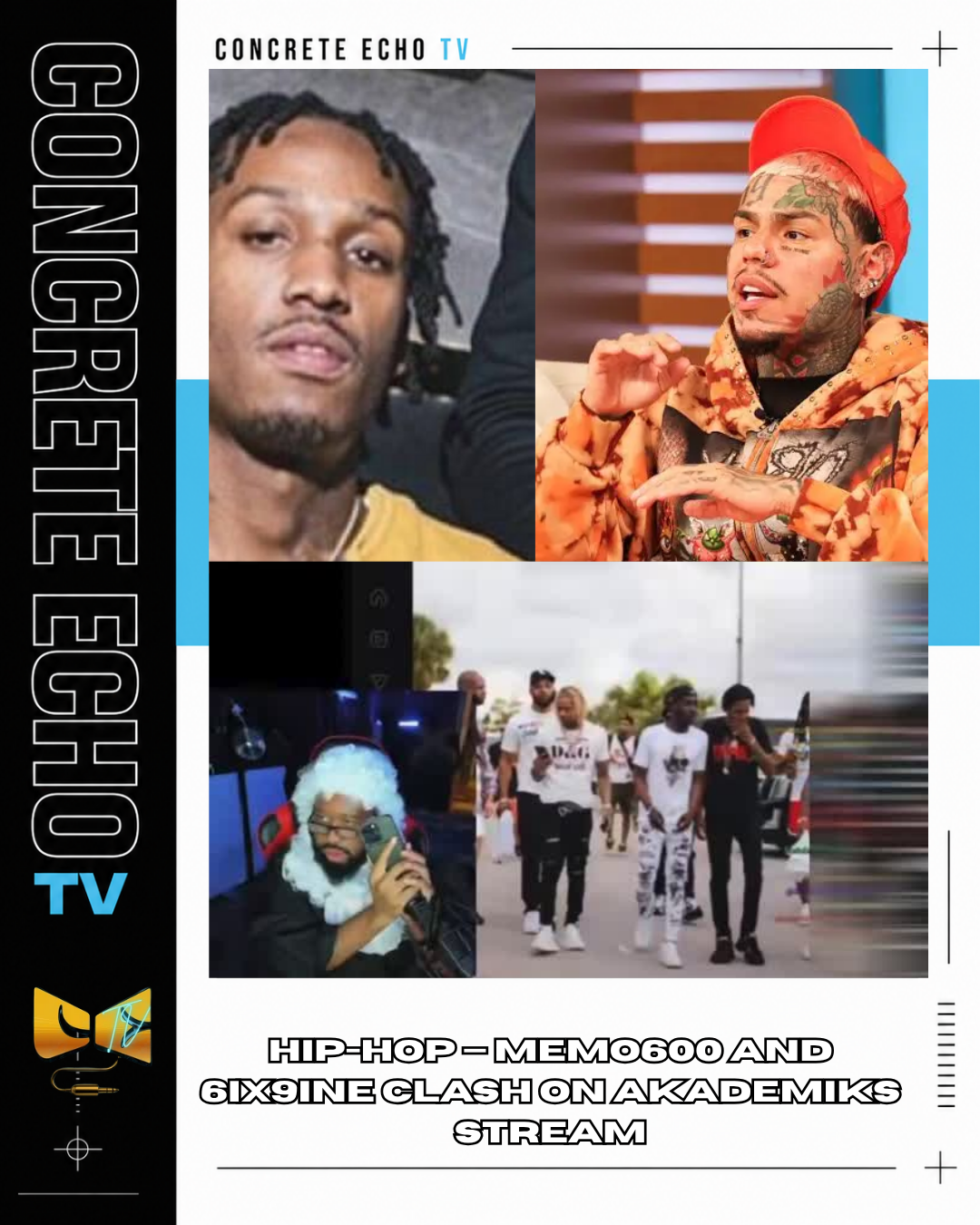 HIP-HOP — MEMO600 AND 6IX9INE CLASH ON AKADEMIKS STREAM