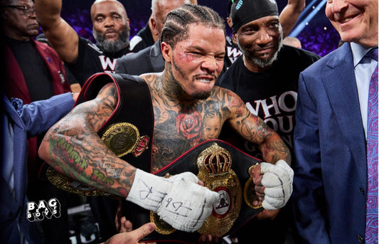 Sports — Jake Paul vs. Gervonta “Tank” Davis → Image 2 (Tank in-ring, belts).