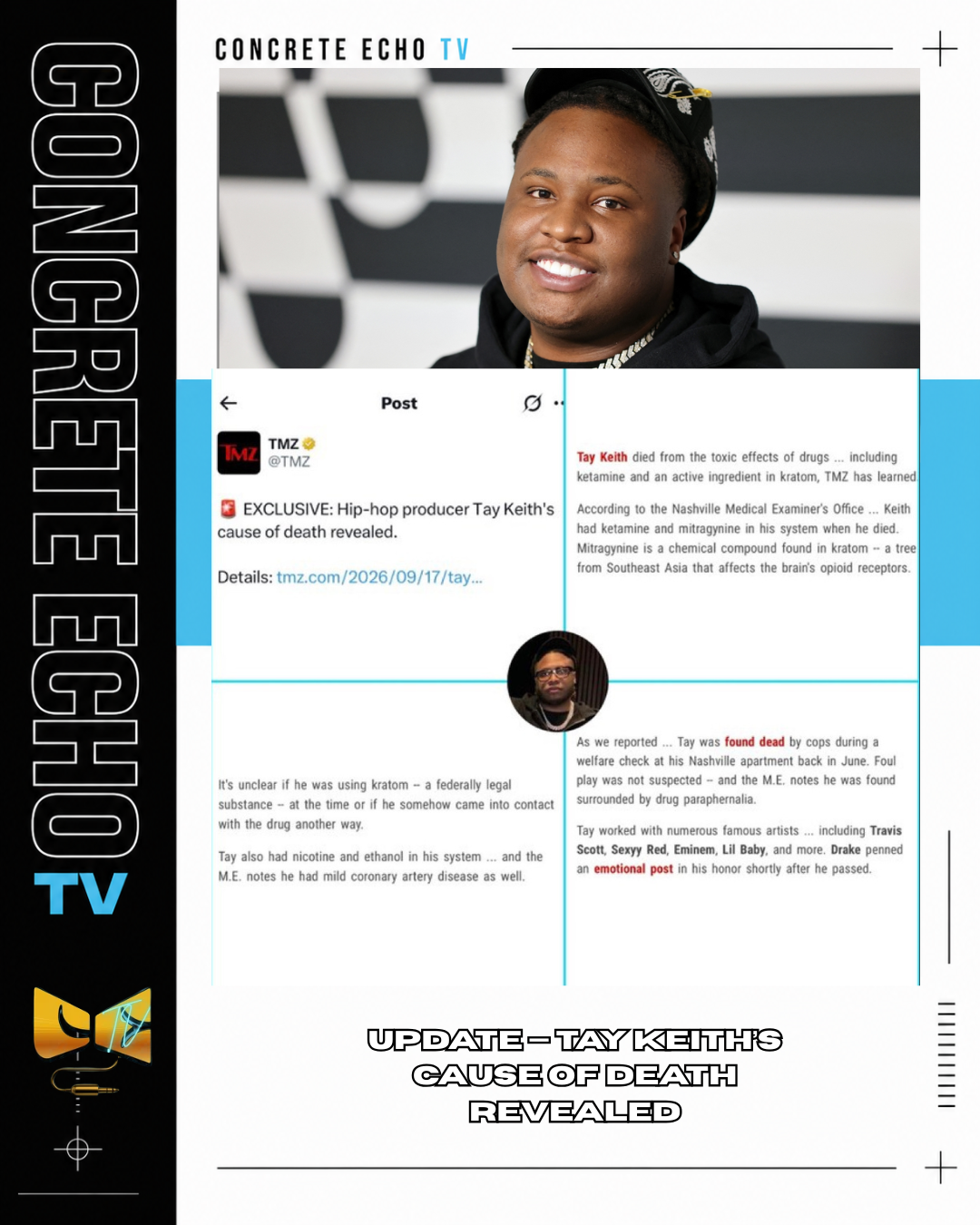 UPDATE — TAY KEITH’S CAUSE OF DEATH REVEALED