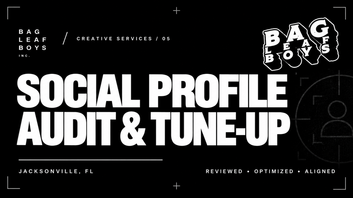 Artist Social Profile Audit & Tune-Up