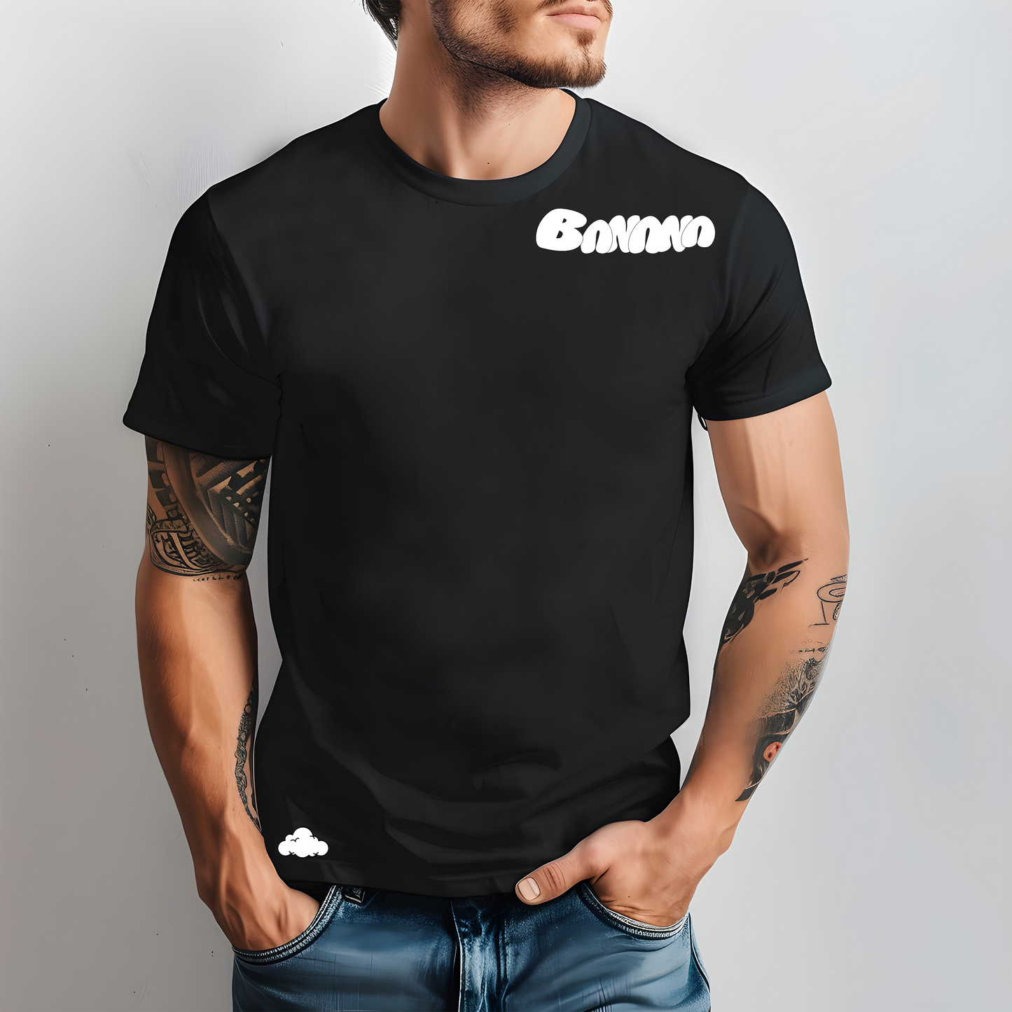 Banana Klouds Signature Tee – Black (Unisex)
