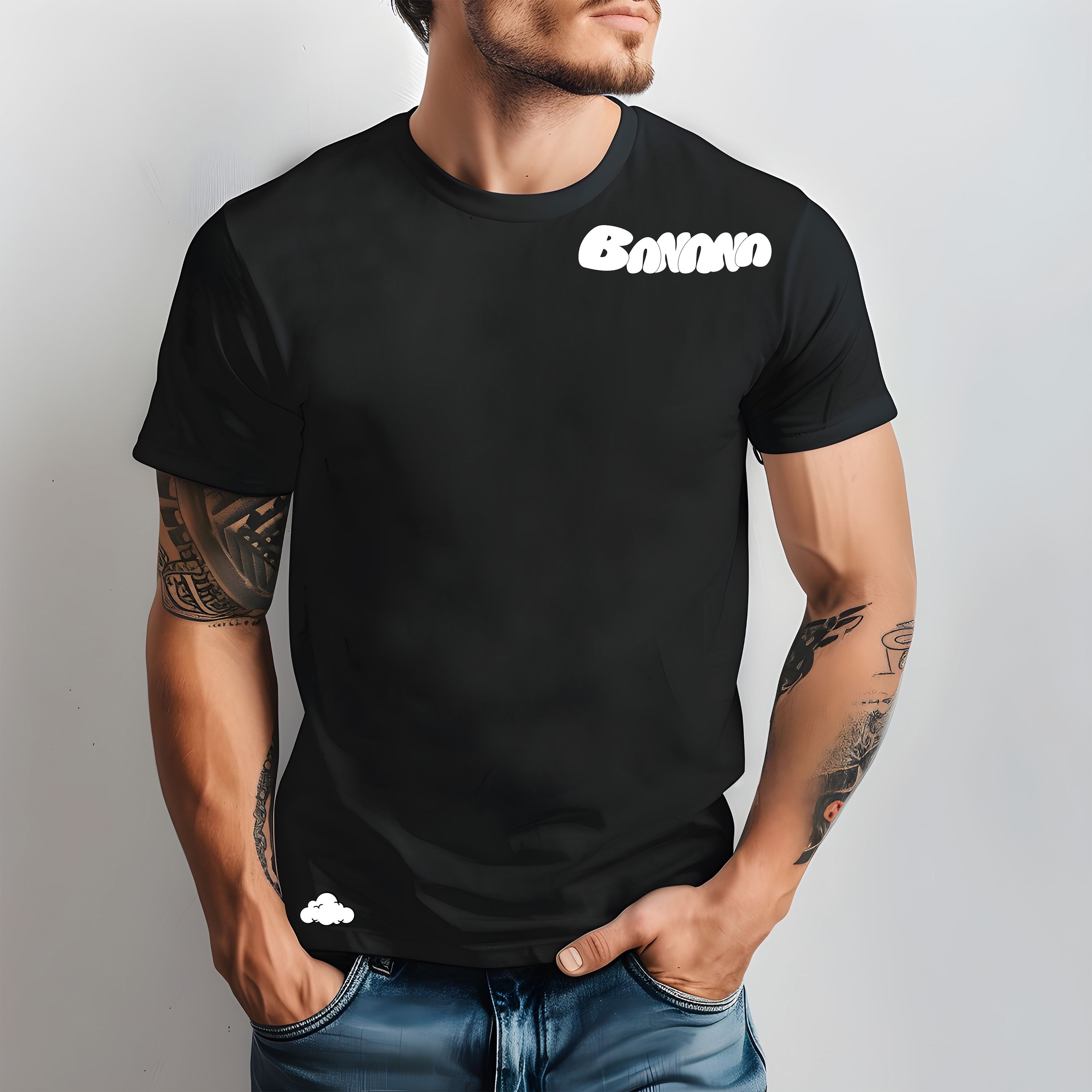 Banana Klouds Signature Tee – Black (Unisex)