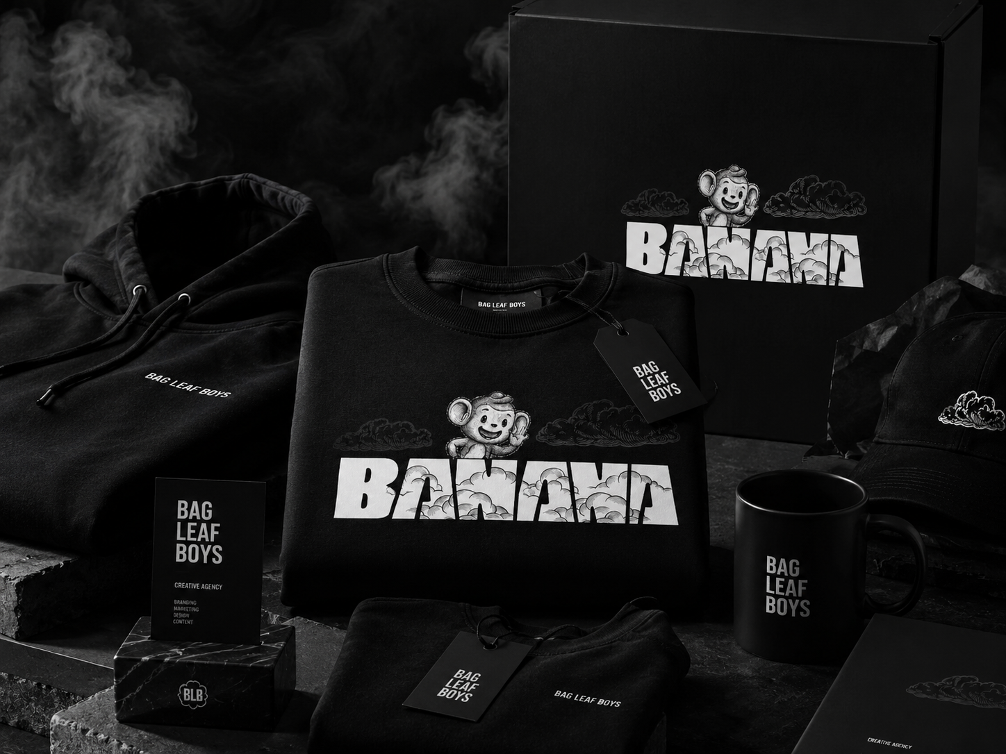 Banana Kloud apparel by Bag Leaf Boys