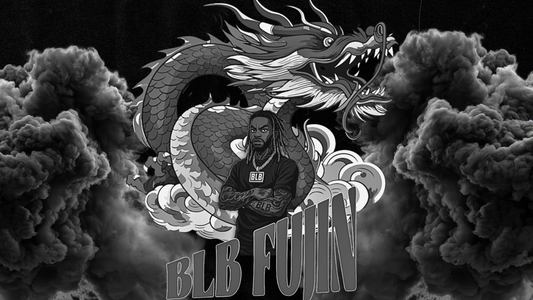 BLBFUJIN dragon beat store hero artwork – trap, R&B, drill instrumentals